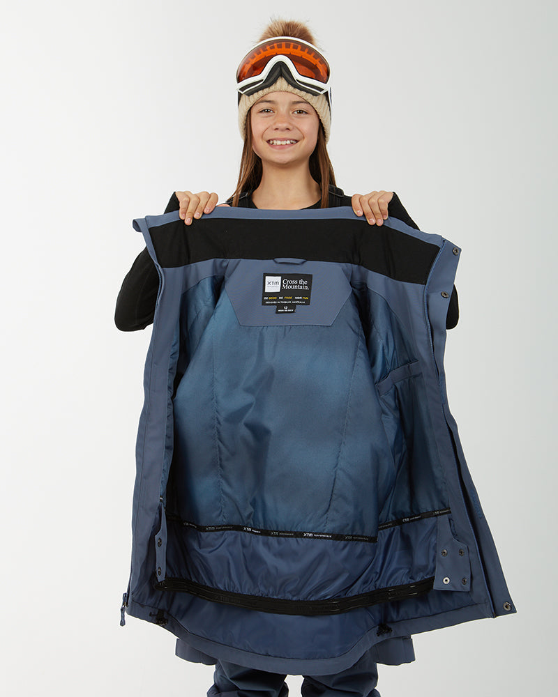 Rumble Kids Snow Jacket Indigo
