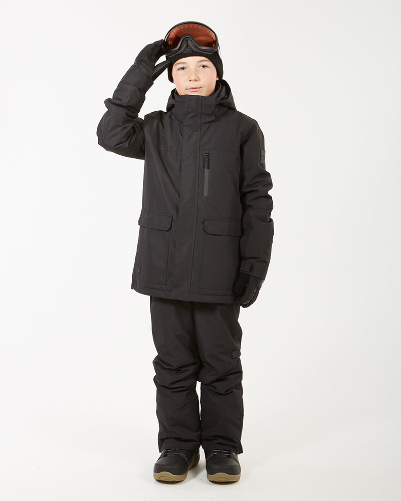 Rumble Kids Snow Jacket Black