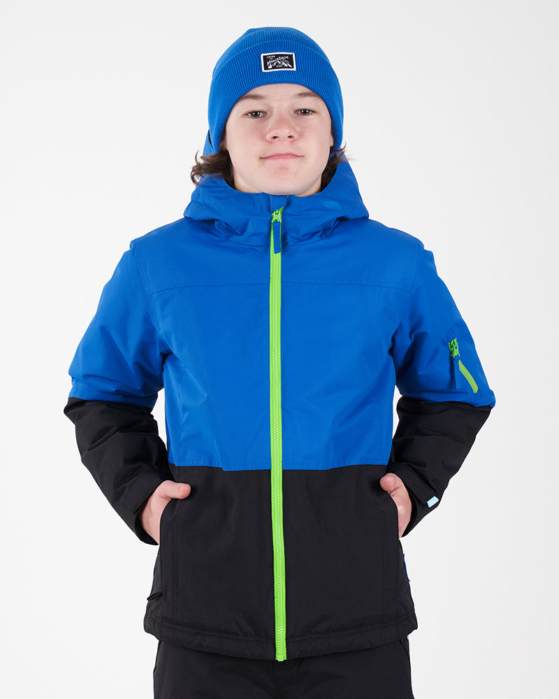 Kids Rental Snow Jacket Blue