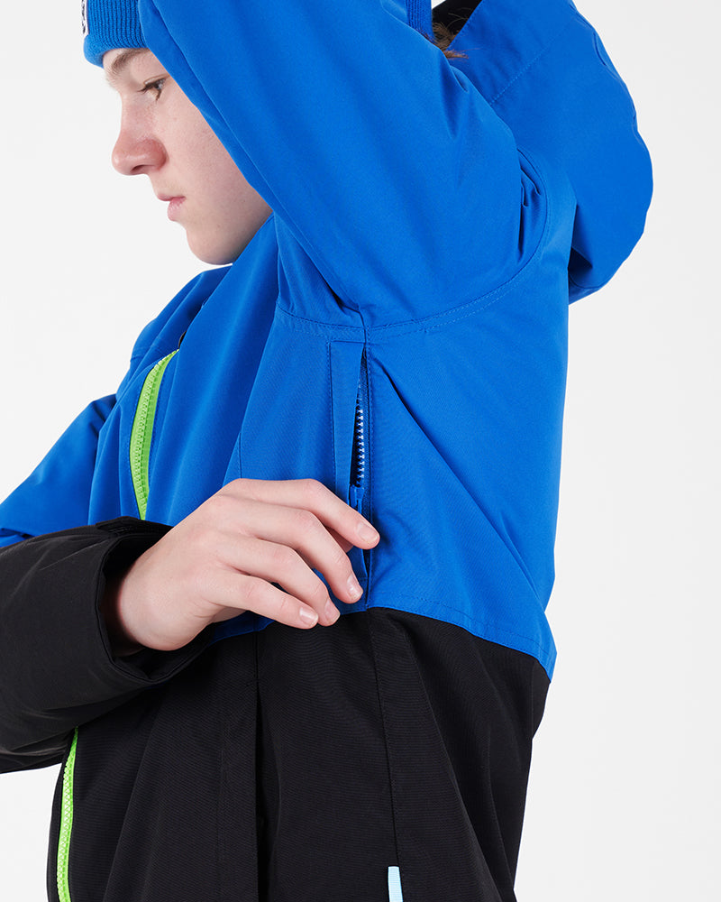 Kids Rental Snow Jacket Blue