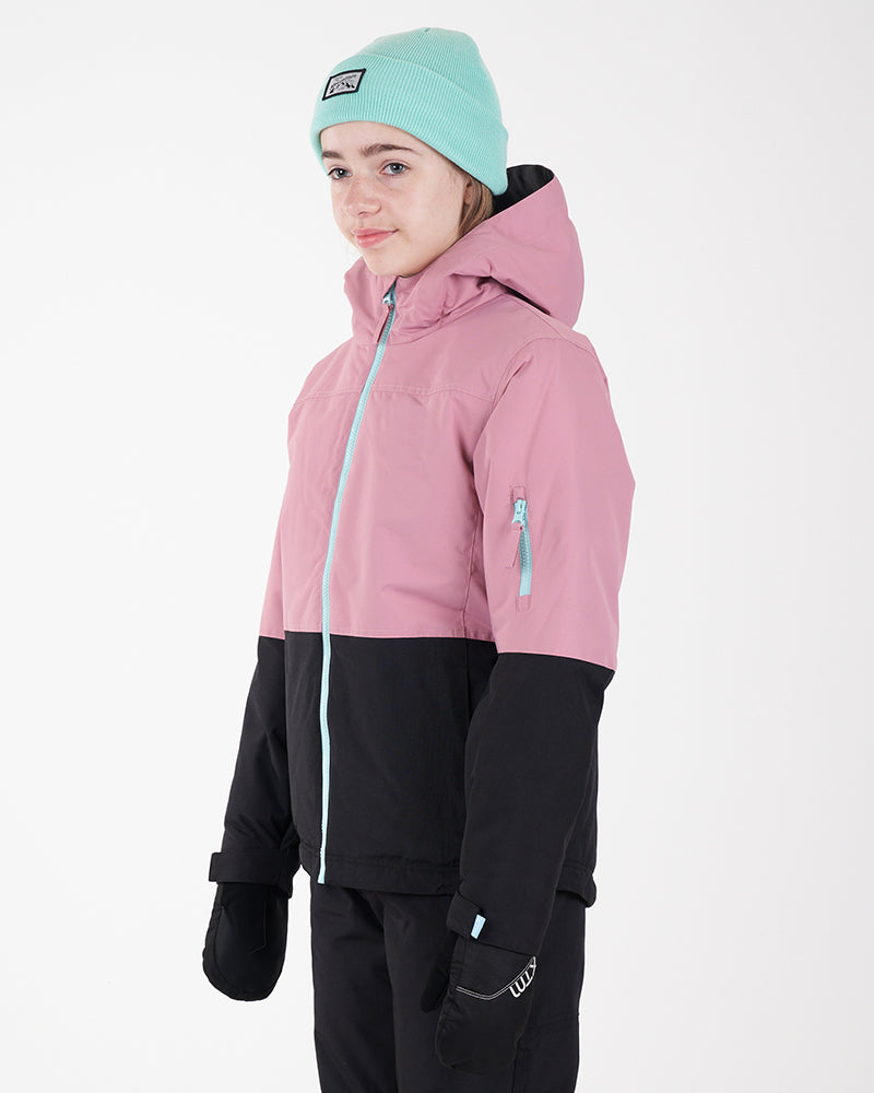 Kids Rental Snow Jacket Dusty Rose