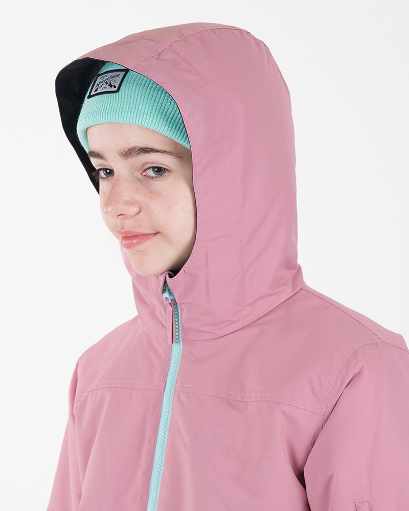 Kids Rental Snow Jacket Dusty Rose