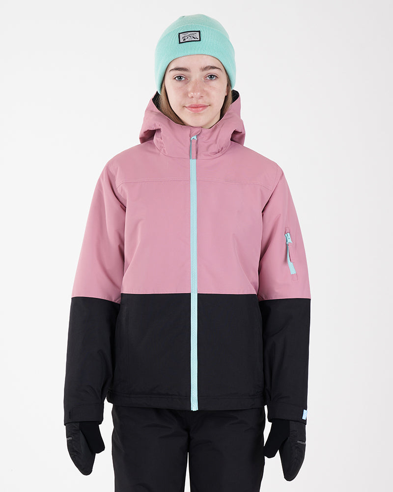 Kids Rental Snow Jacket Dusty Rose