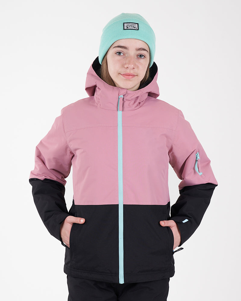 Kids Rental Snow Jacket Dusty Rose