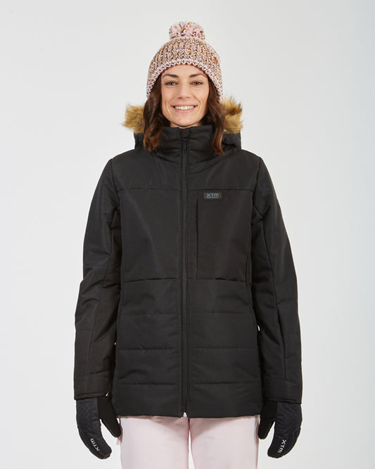 PLUS SIZE Province Womens Snow Jacket Black