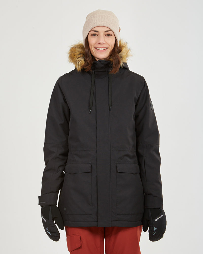 Ryker Womens Snow Jacket Black