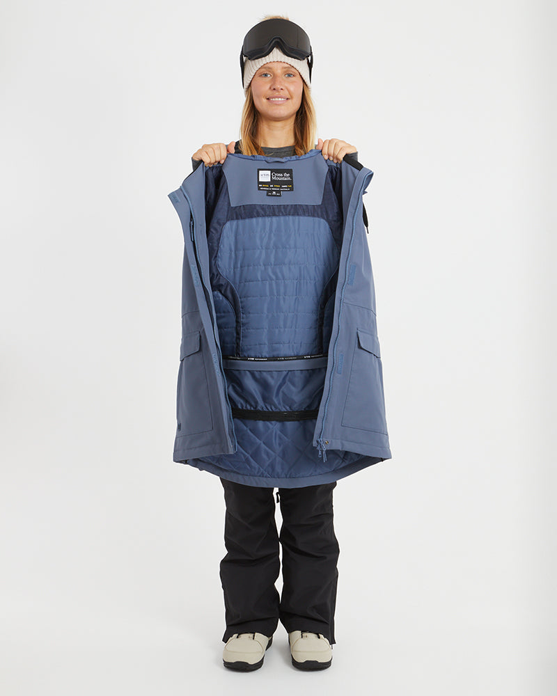 Ryker Womens Snow Jacket Indigo
