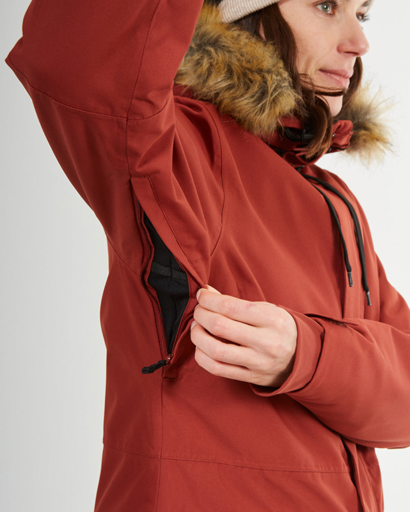 Ryker Womens Snow Jacket Spice