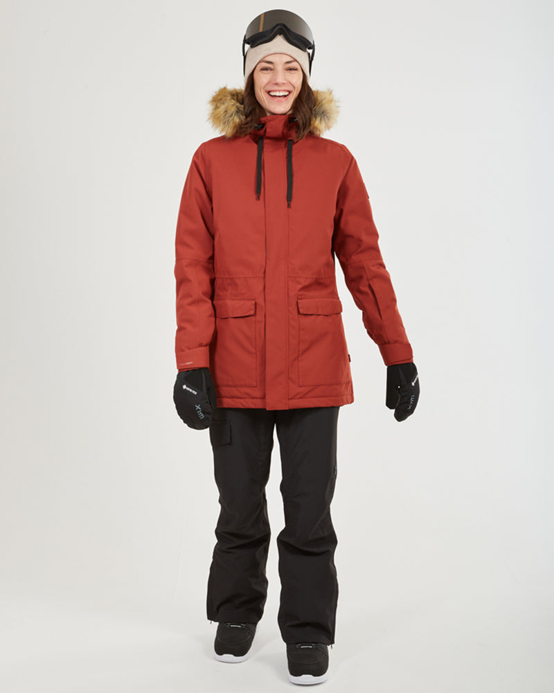 Ryker Womens Snow Jacket Spice