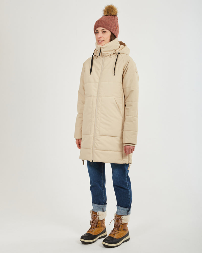 Dakota Womens Snow Jacket Almond