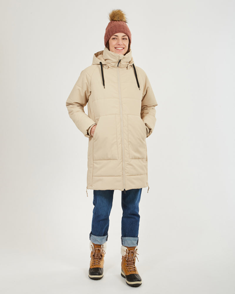 Dakota Womens Snow Jacket Almond