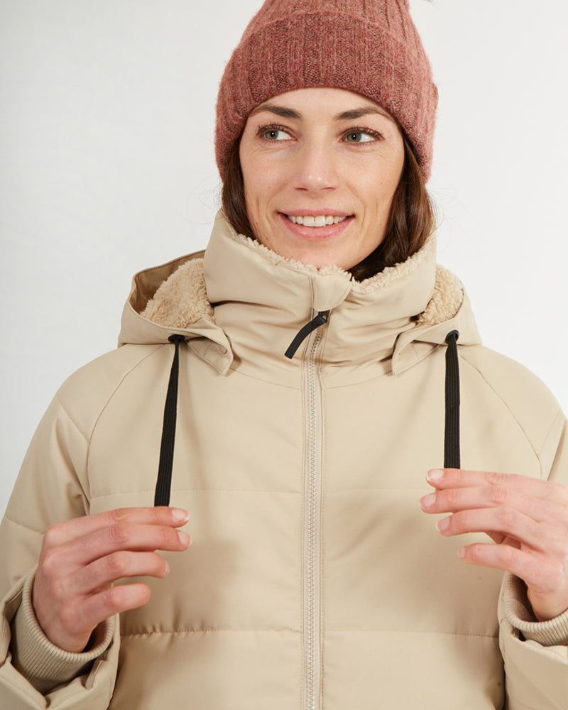 Dakota Womens Snow Jacket Almond