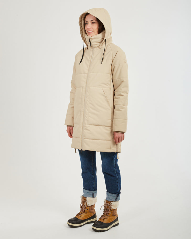 Dakota Womens Snow Jacket Almond