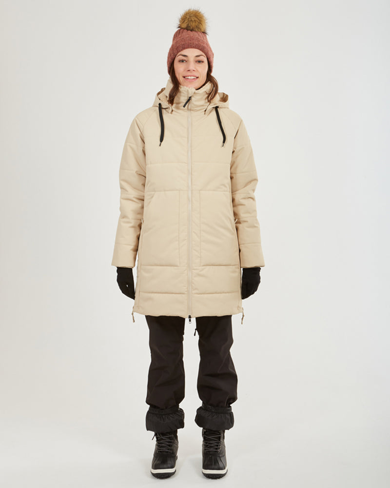 Dakota Womens Snow Jacket Almond