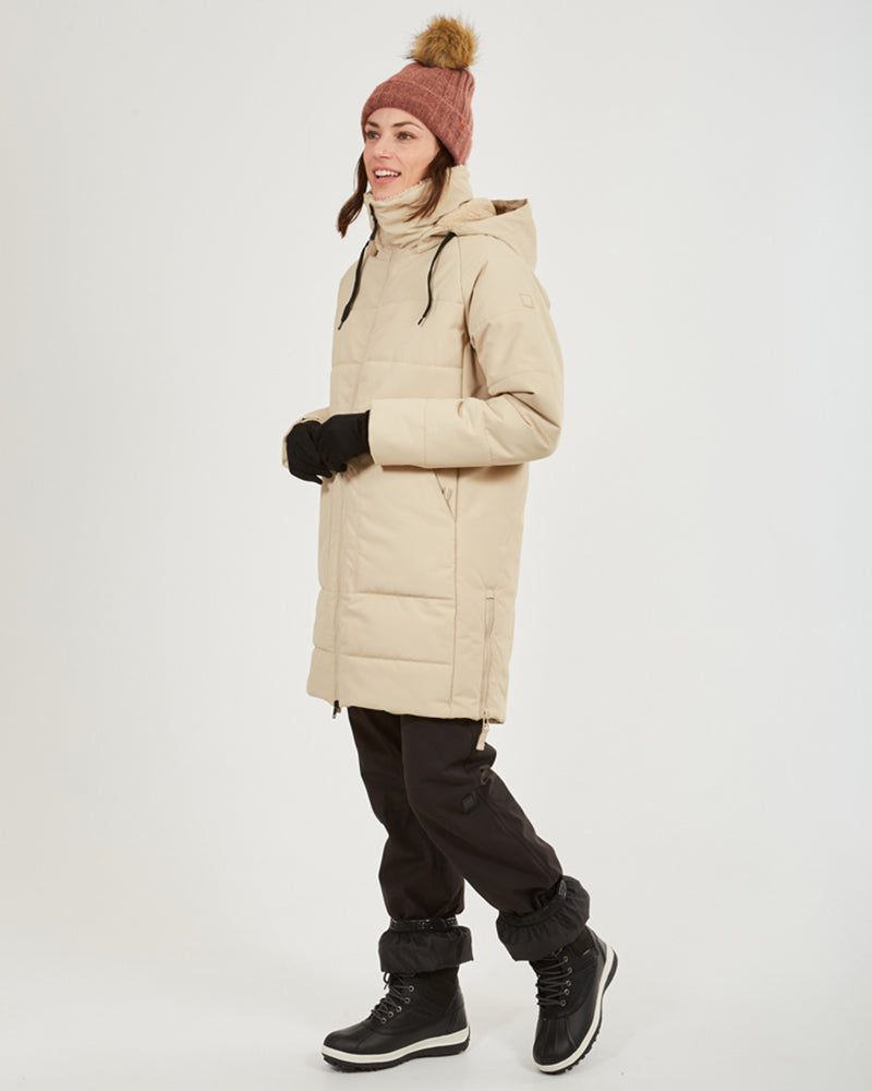 Dakota Womens Snow Jacket Almond