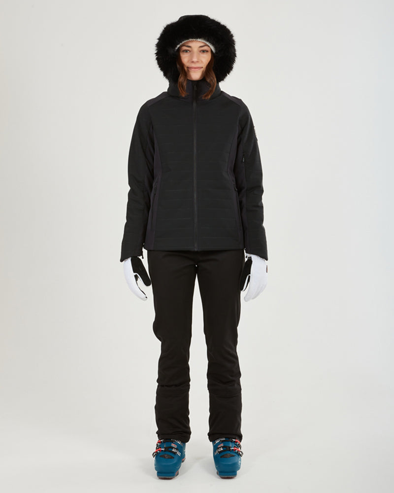 Vallée Womens Snow Jacket Black