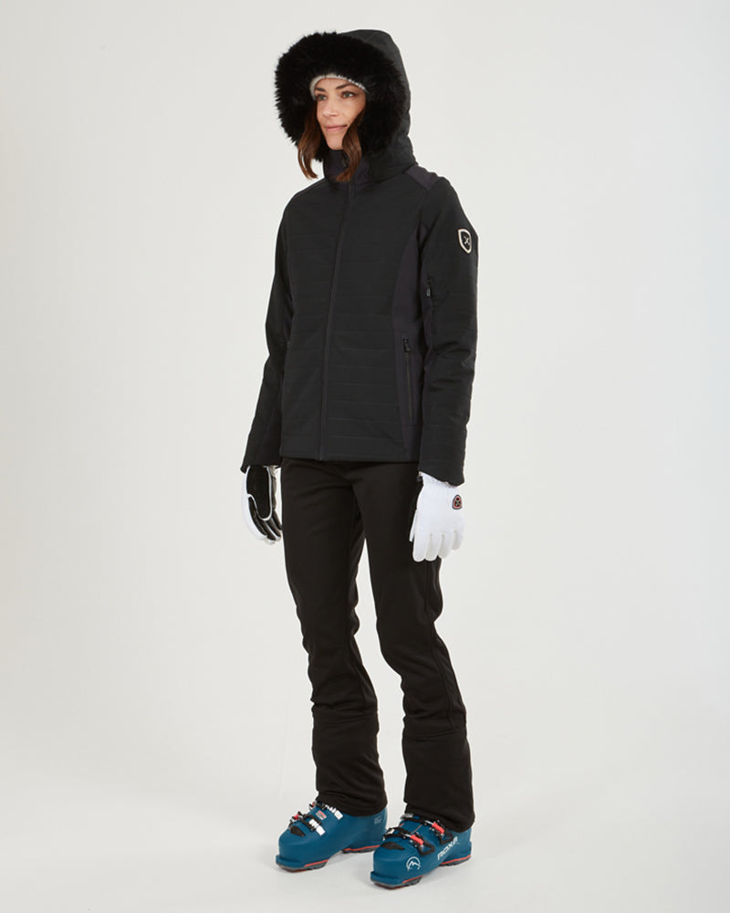 Vallée Womens Snow Jacket Black