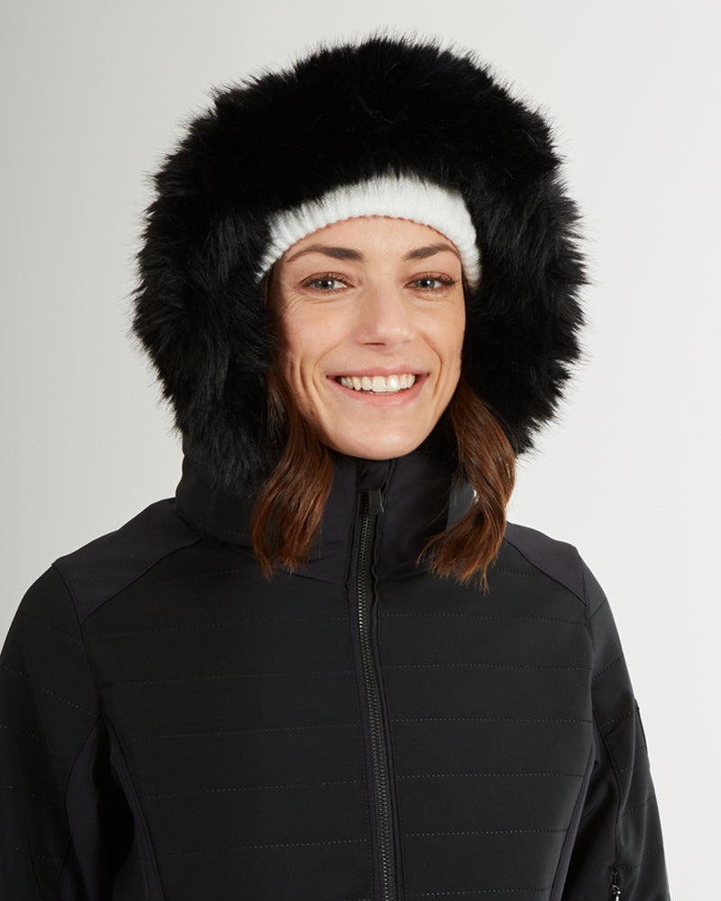 Vallée Womens Snow Jacket Black