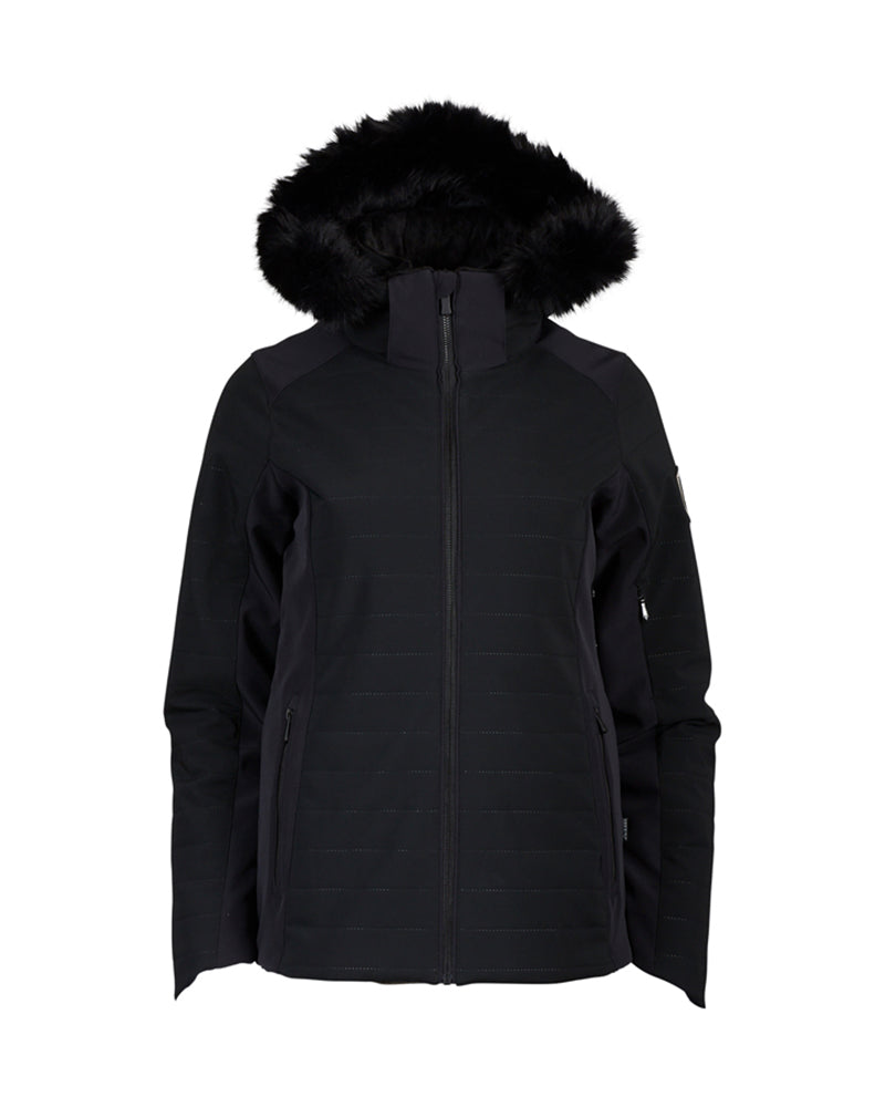 Vallée Womens Snow Jacket Black