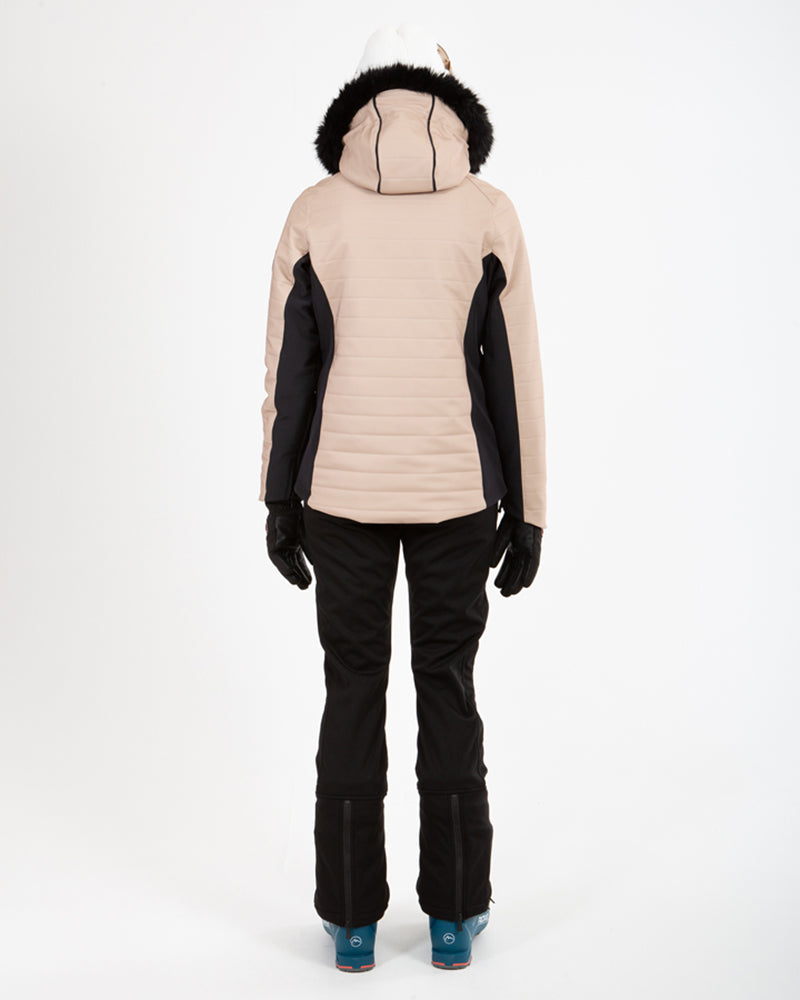 Vallée Womens Snow Jacket Taupe