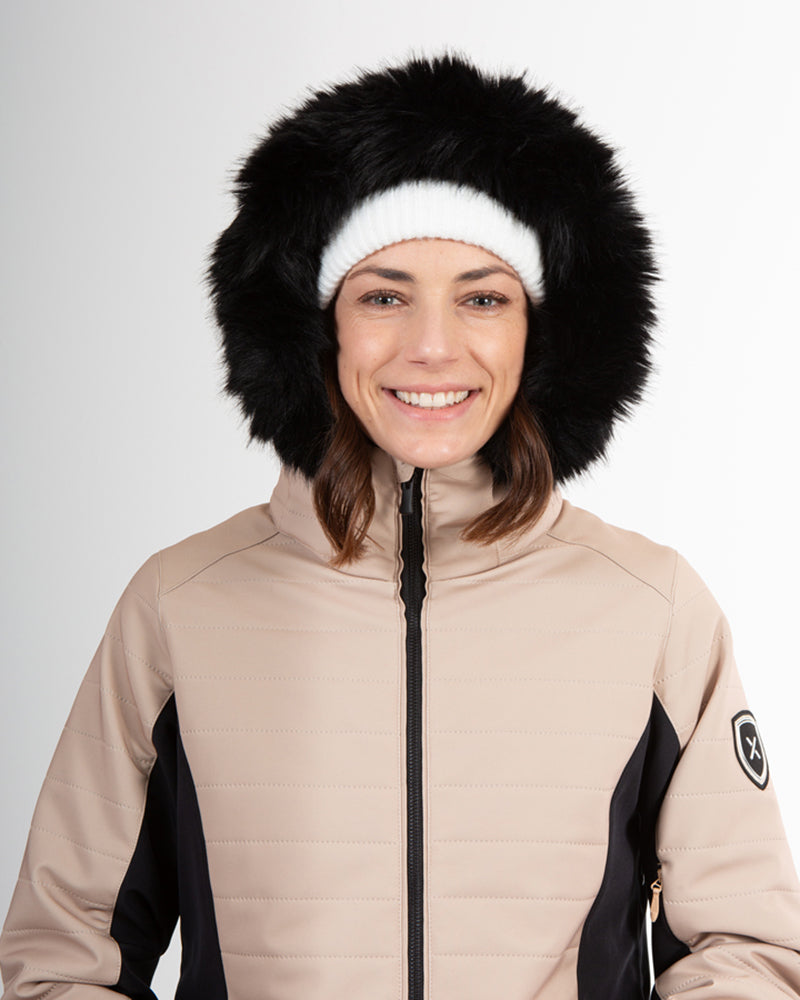 Vallée Womens Snow Jacket Taupe