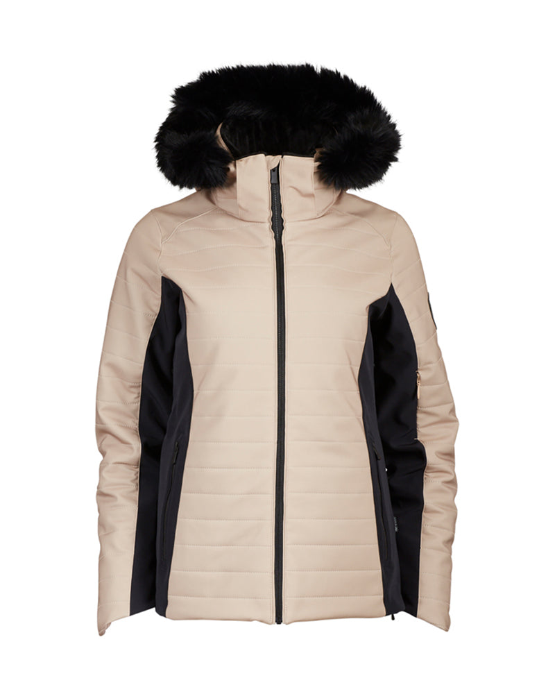 Vallée Womens Snow Jacket Taupe