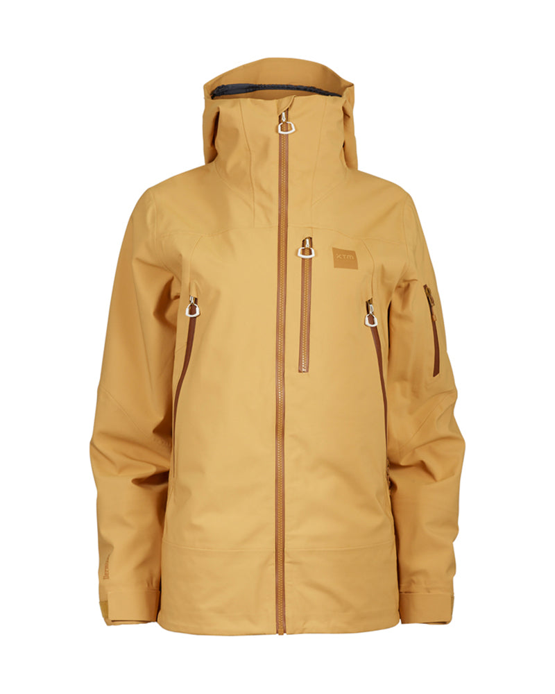 Solitaire Womens Snow Jacket Mustard