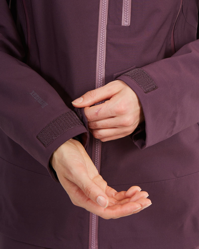 Solitaire Womens Snow Jacket Plum