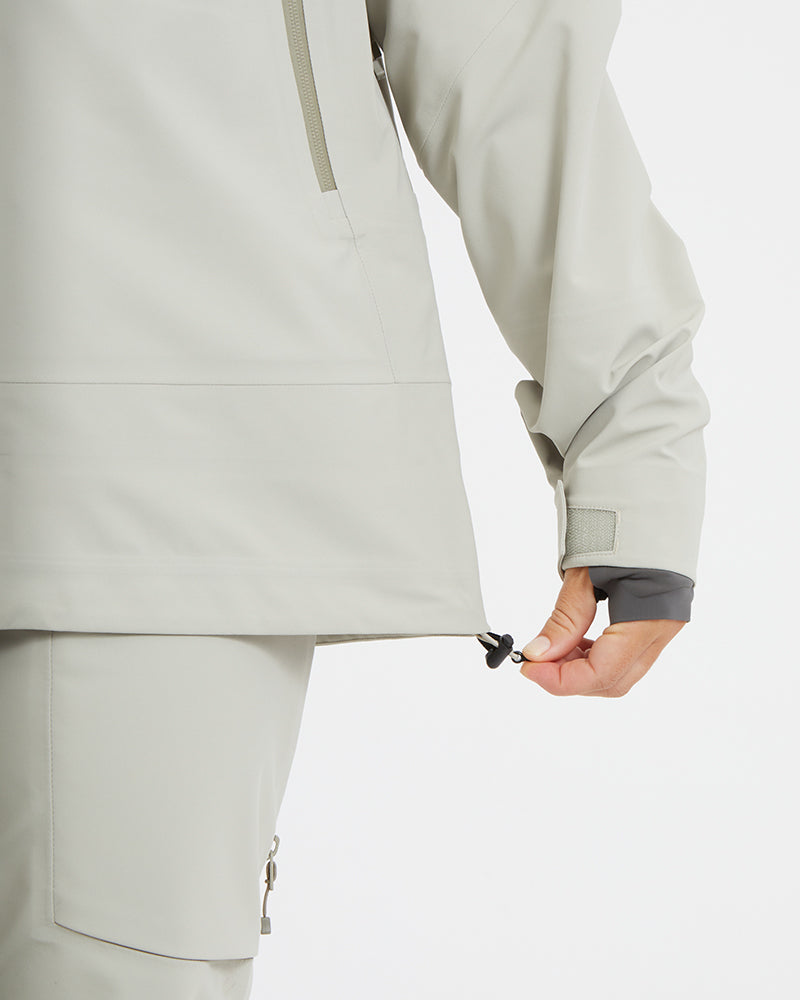 Solitaire Womens Snow Jacket Stone Grey