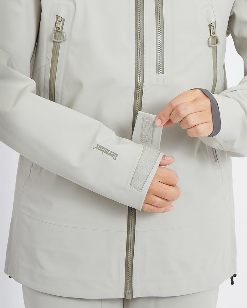 Solitaire Womens Snow Jacket Stone Grey