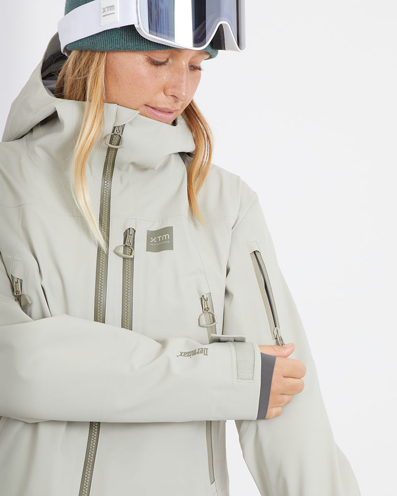 Solitaire Womens Snow Jacket Stone Grey