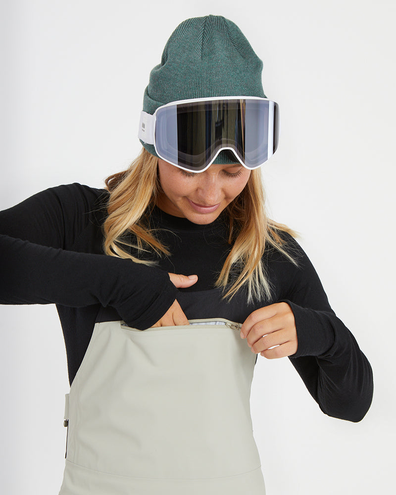 Stellar Womens Snow Pant Stone Grey