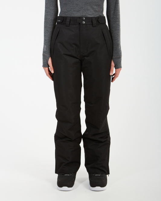 Smooch Womens Ski Pants - Shorter Leg Black