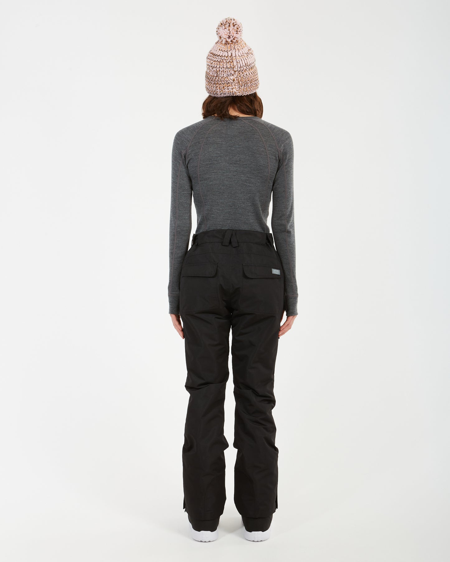 Smooch Womens Ski Pants - Shorter Leg Black