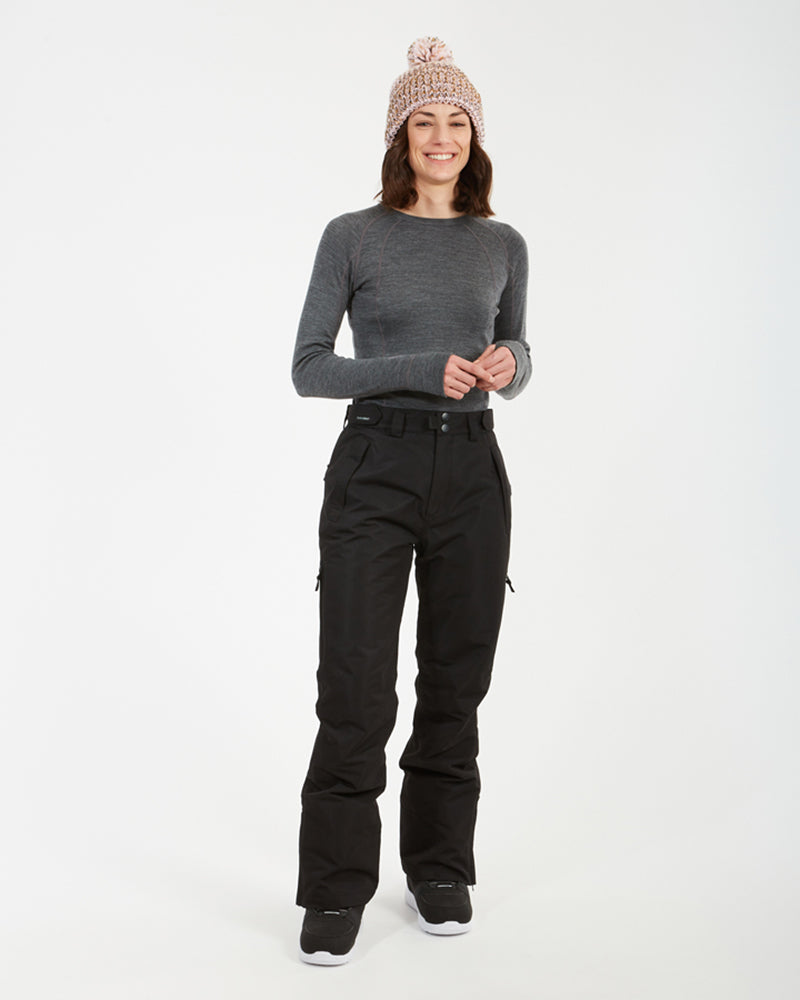 Smooch Womens Ski Pant Black