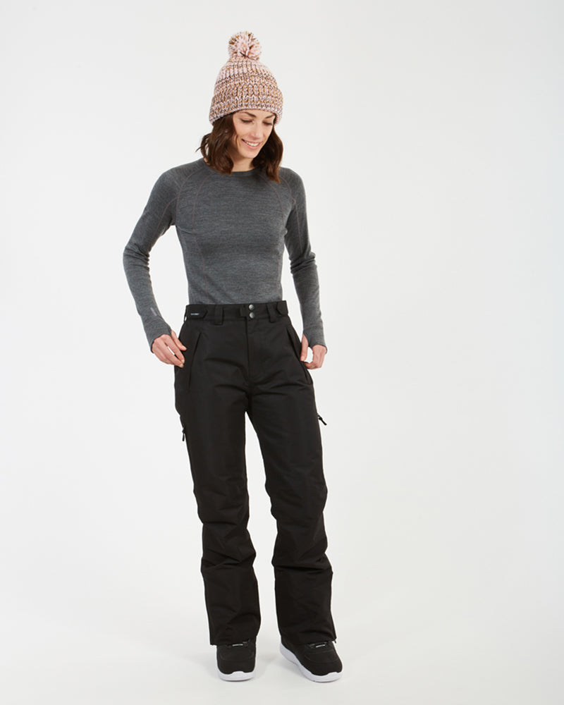 Smooch Womens Ski Pant Black