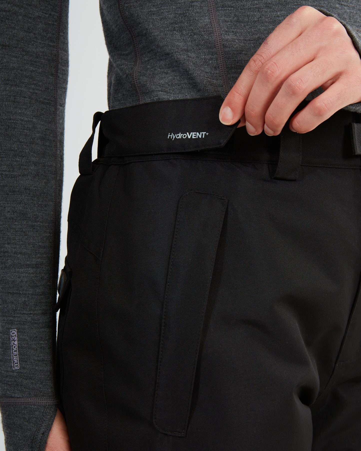 Smooch Womens Ski Pants - Shorter Leg Black