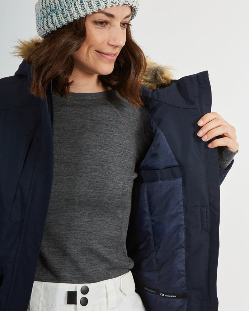 Kelsey III Womens Snow Jacket Navy