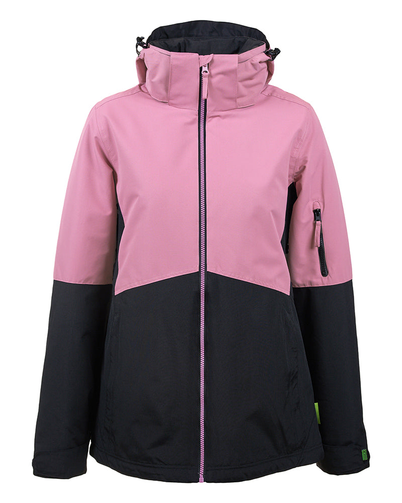 Womens Rental Snow Jacket Dusty Rose