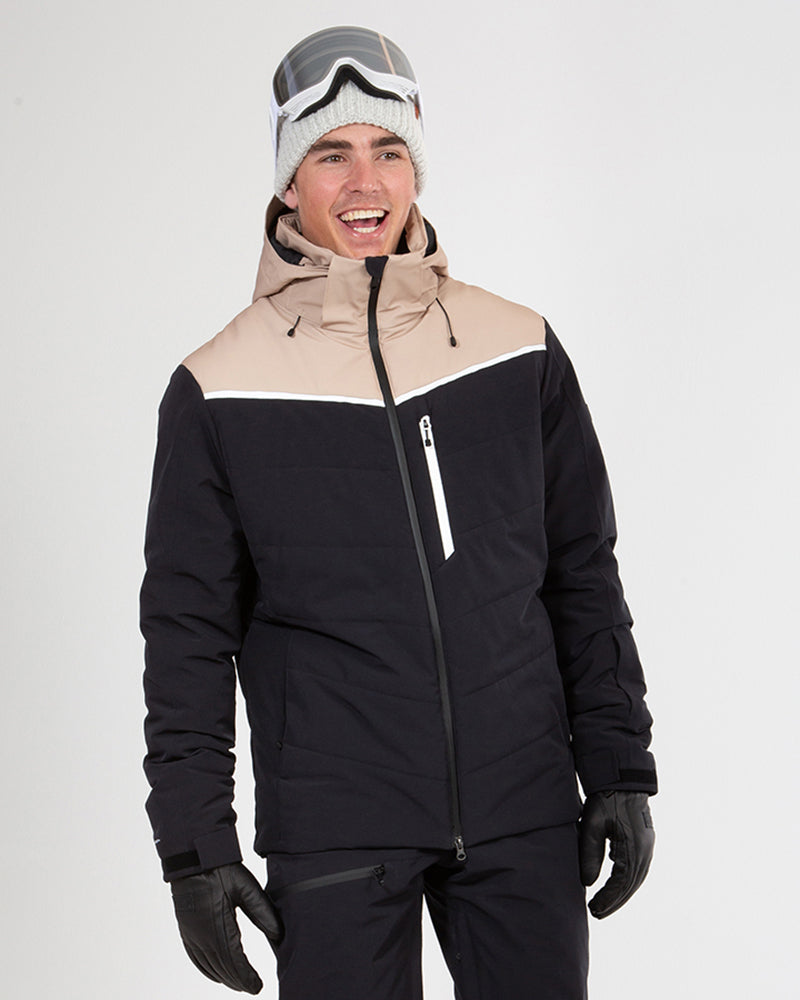 Tignes Mens Snow Jacket Taupe