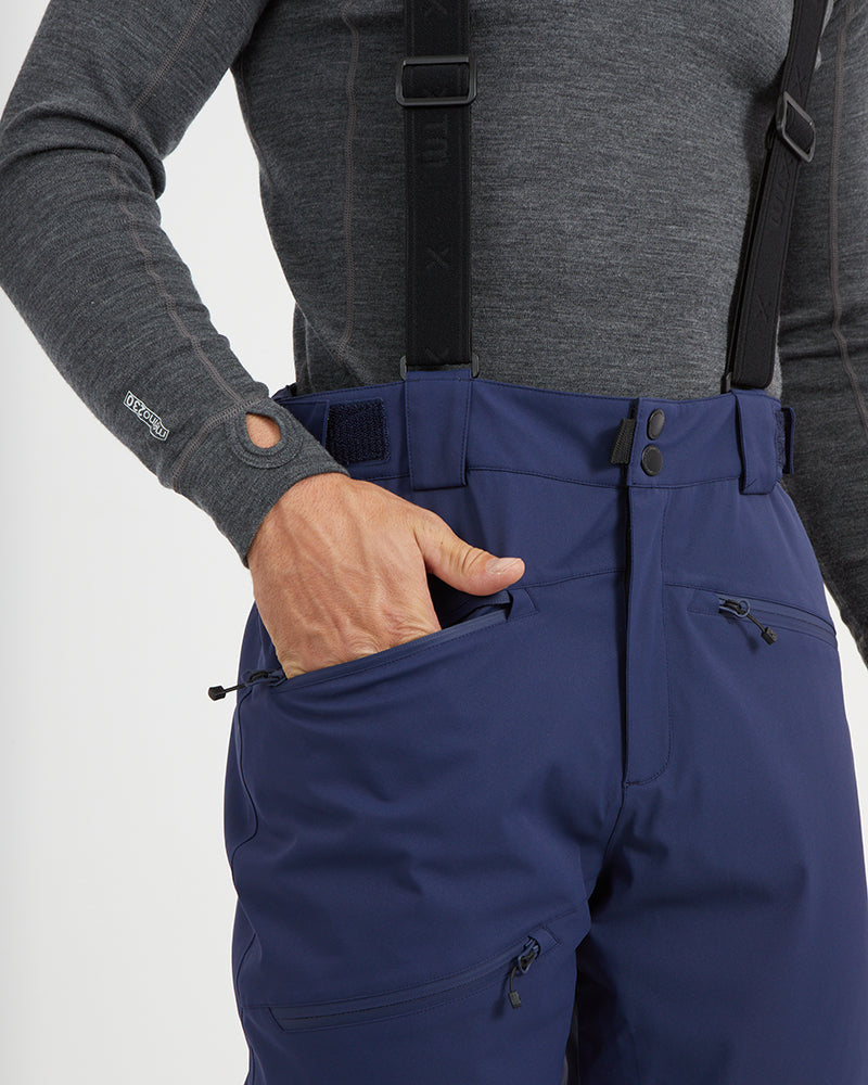 Quest Mens Snow Pant Naval Blue