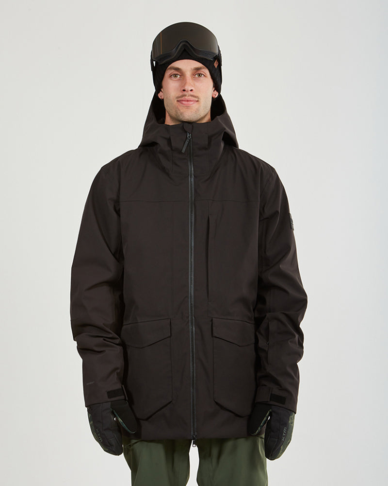 Ridge Line Mens Snow Jacket Black