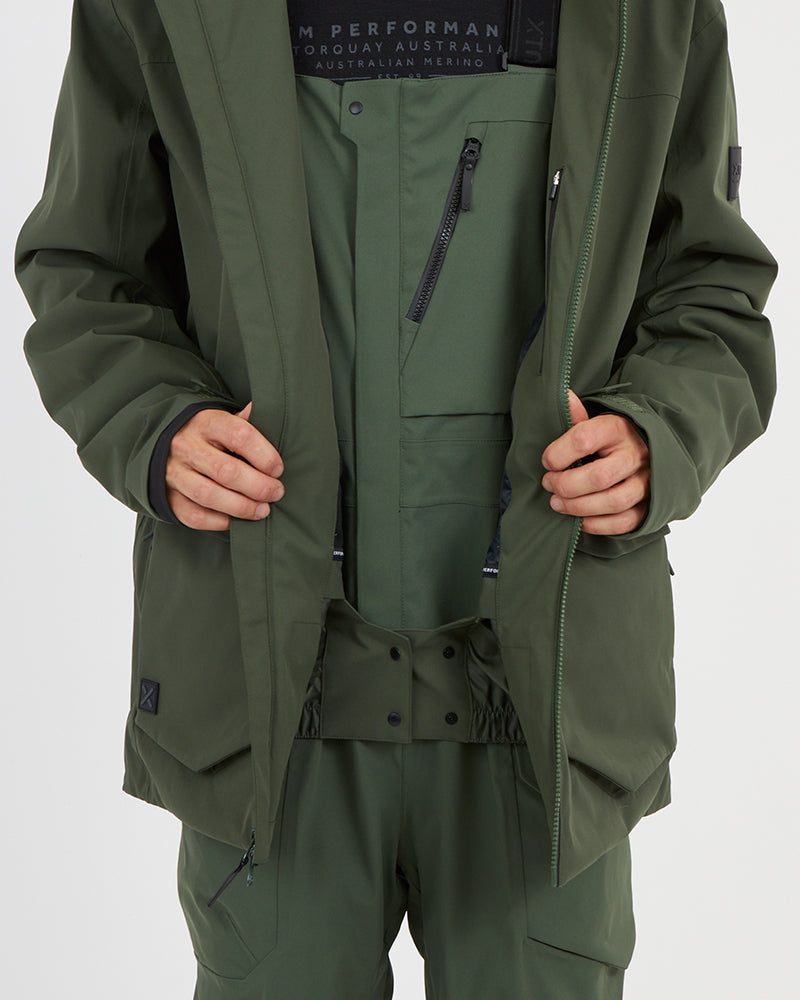 Ridge Line Mens Snow Jacket Ivy