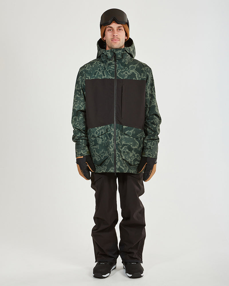 Ridge Line Mens Snow Jacket Lichen Camo