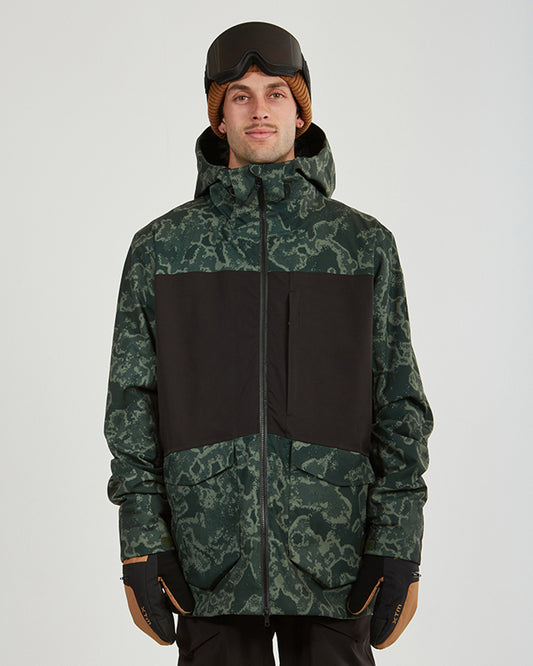 Ridge Line Mens Snow Jacket Lichen Camo