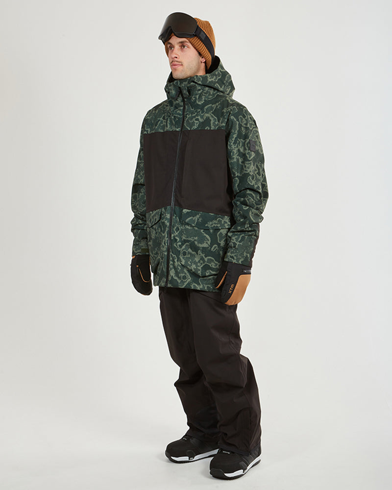 Ridge Line Mens Snow Jacket Lichen Camo