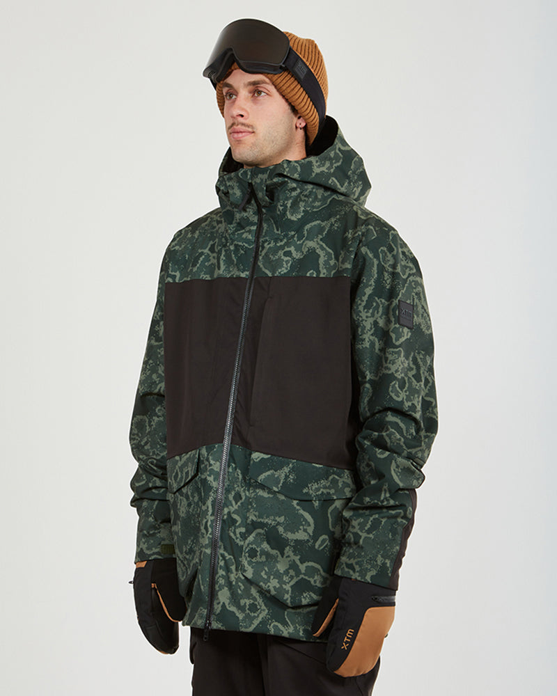 Ridge Line Mens Snow Jacket Lichen Camo