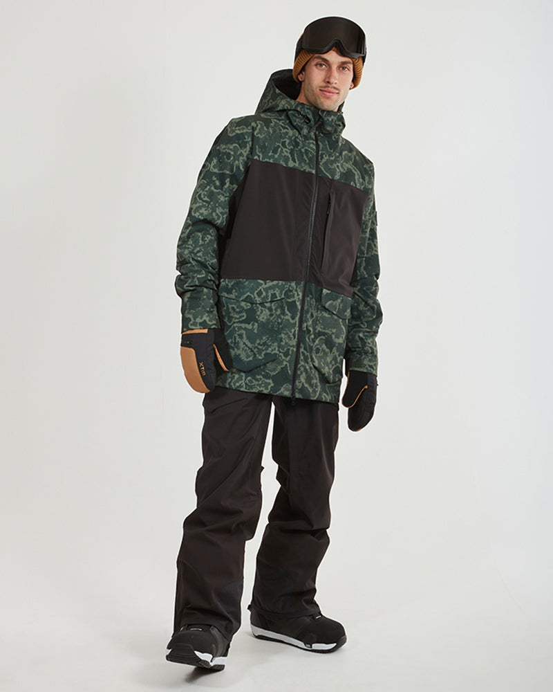 Ridge Line Mens Snow Jacket Lichen Camo