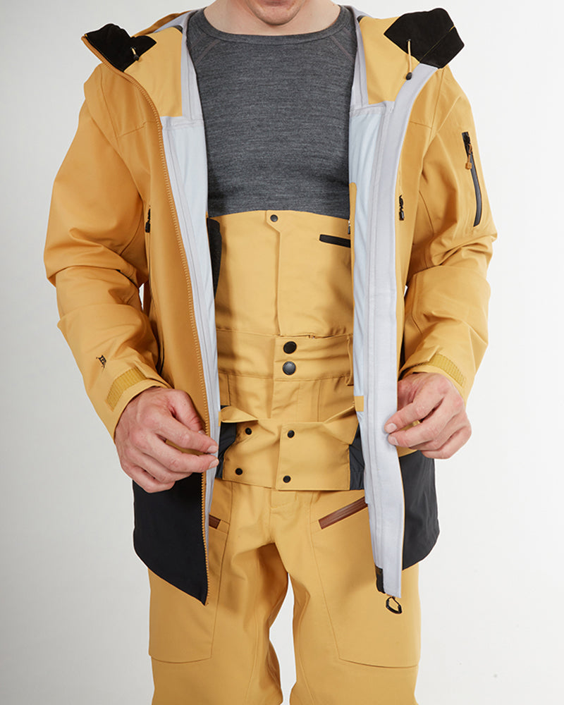 Paradigm Mens Snow Jacket Mustard