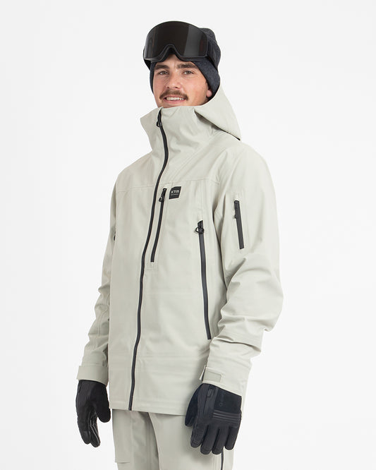 Paradigm Mens Snow Jacket Stone Grey